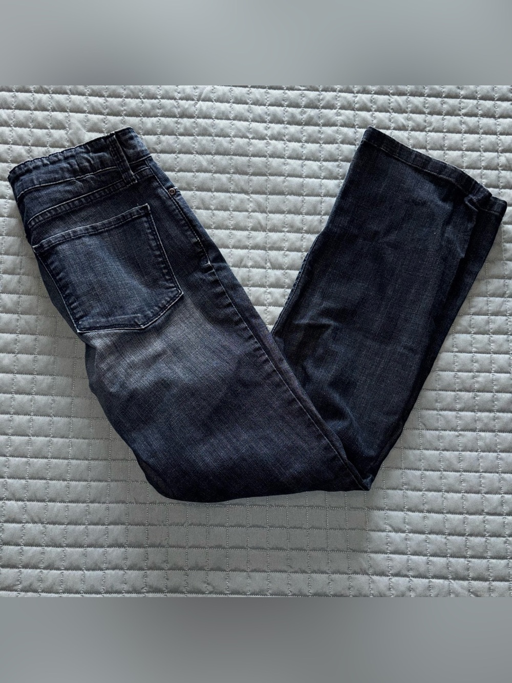 NYDJ Womens Jeans Lift Tuck Technology Size 0 Straight Dark Wash Denim 28x29.5